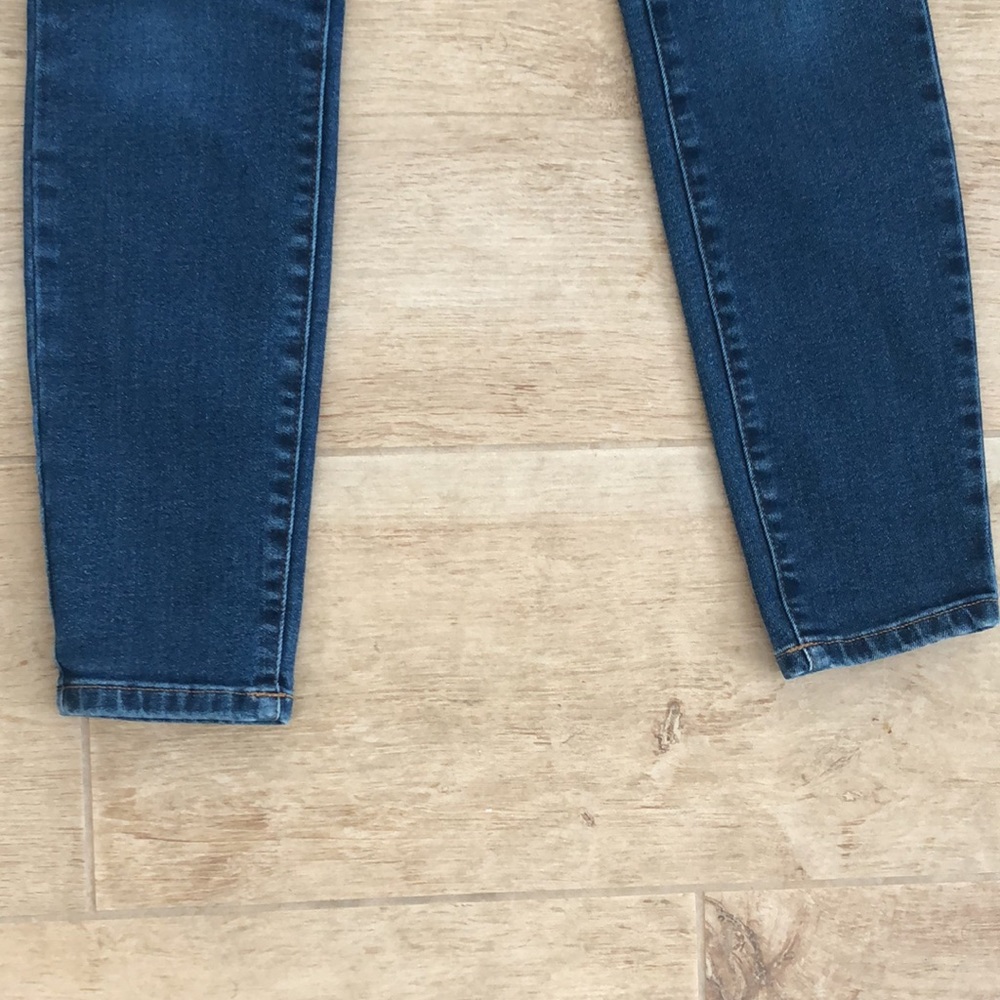 Everlane Authentic Stretch high rise skinny jean size 25 dark blue wash - Picture 8 of 14